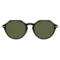 Linda Farrow - Linear Wren C7 Angular Sunglasses in Black - LF05C7SUN - Linda Farrow Eyewear