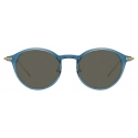 Linda Farrow - Occhiali da Sole Ovale Linear Arris C11 in Marino - LF06C11SUN - Linda Farrow Eyewear