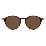 Linda Farrow - Linear Arris C9 Oval Sunglasses in Tortoiseshell - LF06C9SUN - Linda Farrow Eyewear