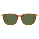 Linda Farrow - Linear Wright A C11 Rectangular Sunglasses in Casetto - LF07AC11SUN - Linda Farrow Eyewear