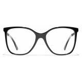 Chanel - Square Sunglasses - Black Blue Light Filtering - Chanel Eyewear