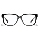 Chanel - Square Sunglasses - Black Blue Light Filtering - Chanel Eyewear