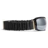 Chanel - Occhiali da Sole a Maschera - Nero - Chanel Eyewear