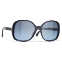 Chanel - Occhiali da Sole Quadrati - Blu - Chanel Eyewear