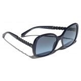 Chanel - Occhiali da Sole Quadrati - Blu - Chanel Eyewear