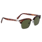 Persol - PO3199S - Havana-Gunmetal / Polarized Green - Sunglasses - Persol Eyewear