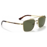 Persol - PO2487S - Gold/Havana / Polar Green - Sunglasses - Persol Eyewear