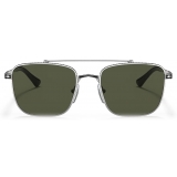 Persol - PO2487S - Argento/Nero / Verde - Occhiali da Sole - Persol Eyewear