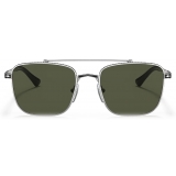 Persol - PO2487S - Silver/Black / Green - Sunglasses - Persol Eyewear