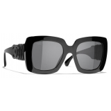 Chanel - Square Sunglasses - Black Gray Polarized - Chanel Eyewear