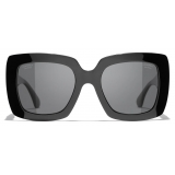 Chanel - Square Sunglasses - Black Gray Polarized - Chanel Eyewear