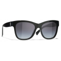 Chanel - Square Sunglasses - Green Gray Gradient - Chanel Eyewear