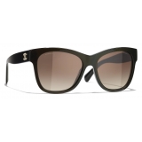 Chanel - Square Sunglasses - Brown - Chanel Eyewear