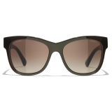 Chanel - Square Sunglasses - Brown - Chanel Eyewear