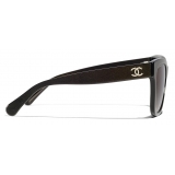 Chanel - Square Sunglasses - Brown - Chanel Eyewear