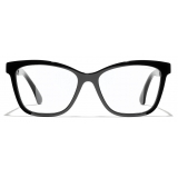 Chanel - Square Sunglasses - Black Blue Light Filtering - Chanel Eyewear