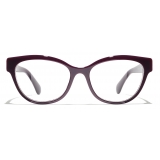 Chanel - Butterfly Eyeglasses - Burgundy - Chanel Eyewear