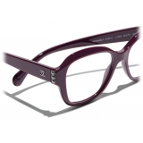 Chanel - Square Eyeglasses - Burgundy - Chanel Eyewear