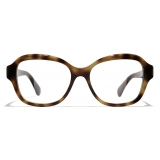 Chanel - Square Eyeglasses - Tortoise - Chanel Eyewear