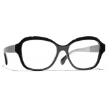 Chanel - Square Eyeglasses - Black Gold - Chanel Eyewear