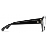 Chanel - Square Eyeglasses - Black Gold - Chanel Eyewear