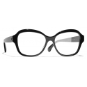 Chanel - Square Eyeglasses - Black - Chanel Eyewear