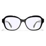 Chanel - Square Eyeglasses - Black - Chanel Eyewear