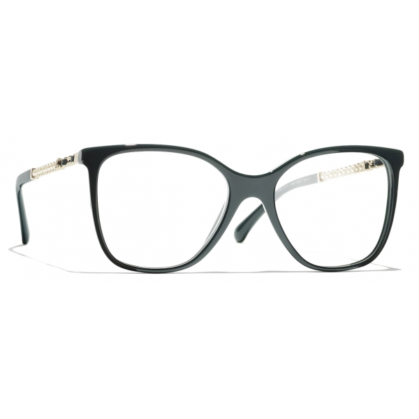 Chanel - Square Eyeglasses - Dark Green - Chanel Eyewear