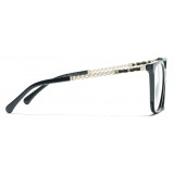 Chanel - Occhiali da Vista Quadrata - Verde Scuro - Chanel Eyewear