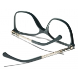 Chanel - Occhiali da Vista Quadrata - Verde Scuro - Chanel Eyewear