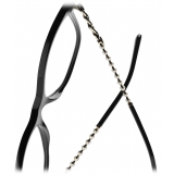 Chanel - Square Eyeglasses - Black Gold - Chanel Eyewear