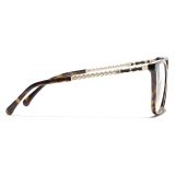 Chanel - Square Eyeglasses - Dark Tortoise - Chanel Eyewear