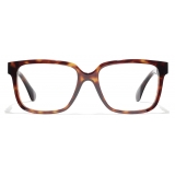 Chanel - Square Eyeglasses - Tortoise - Chanel Eyewear