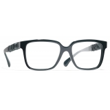 Chanel - Occhiali da Vista Quadrata - Verde Scuro - Chanel Eyewear