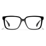 Chanel - Square Eyeglasses - Black Gold - Chanel Eyewear