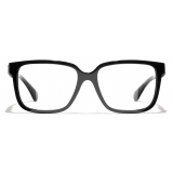 Chanel - Occhiali da Vista Quadrata - Nero - Chanel Eyewear