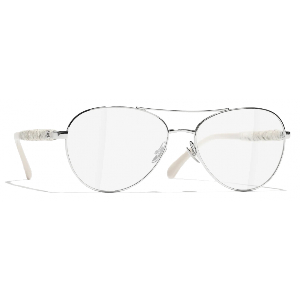 Chanel - Pilot Eyeglasses - Transparent Brown - Chanel Eyewear