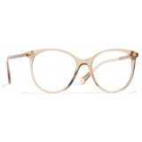 Chanel - Pantos Eyeglasses - Transparent Yellow - Chanel Eyewear