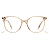 Chanel - Pantos Eyeglasses - Transparent Yellow - Chanel Eyewear