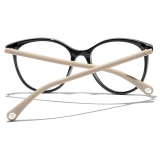 Chanel - Pantos Eyeglasses - Black Beige - Chanel Eyewear