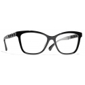 Chanel - Square Eyeglasses - Black - Chanel Eyewear