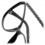 Chanel - Square Eyeglasses - Black Green - Chanel Eyewear