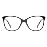 Chanel - Square Eyeglasses - Black Pink - Chanel Eyewear