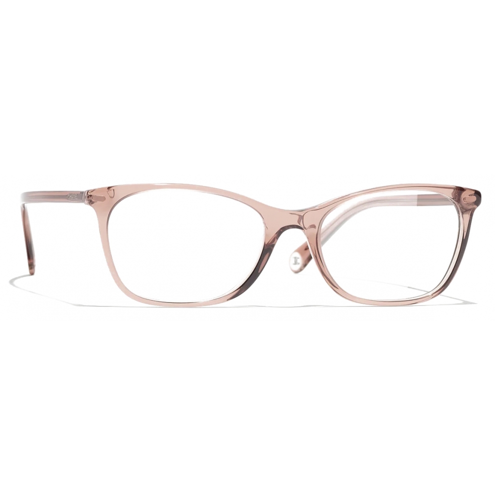 Chanel - Rectangular Eyeglasses - Transparent Brown - Chanel Eyewear -  Avvenice