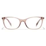 Chanel - Rectangular Eyeglasses - Transparent Brown - Chanel Eyewear