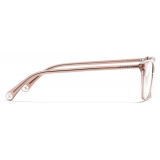 Chanel - Rectangular Eyeglasses - Transparent Brown - Chanel Eyewear