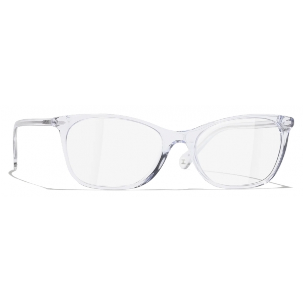 Chanel - Rectangular Eyeglasses - Transparent - Chanel Eyewear