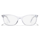 Chanel - Rectangular Eyeglasses - Transparent - Chanel Eyewear