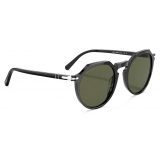 Persol - PO3281S - Black / Polar Green - Sunglasses - Persol Eyewear