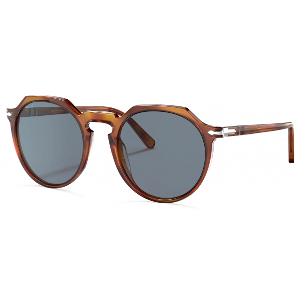 Persol - PO3281S - Terra di Siena / Light Blue - Sunglasses - Persol Eyewear
